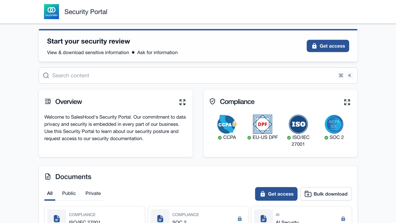 Compliance and security illustration.